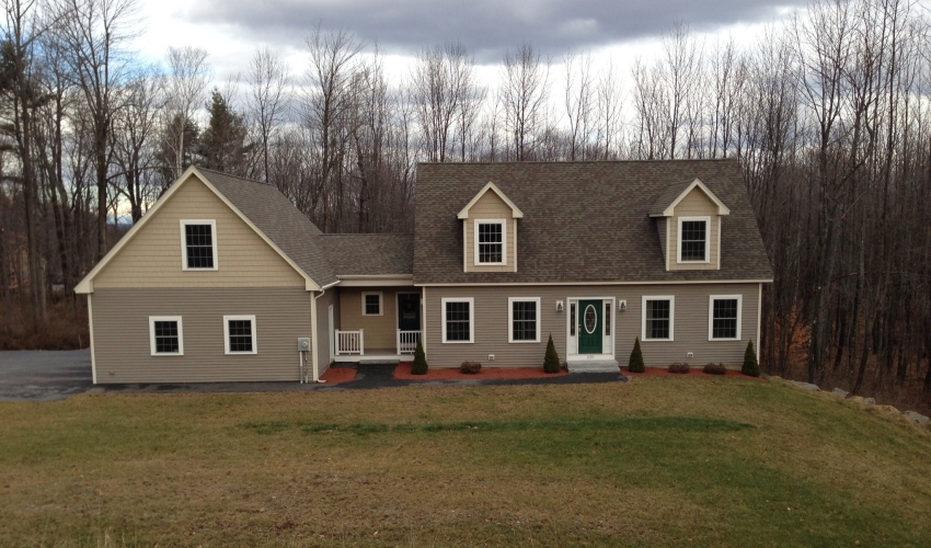 Exterior Bouffard & McFarland Builders Garages Siding